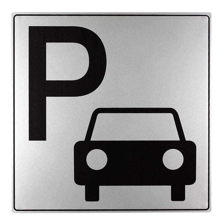 Plaquette Parking - Iso 7001 200x200mm - 4380216 0
