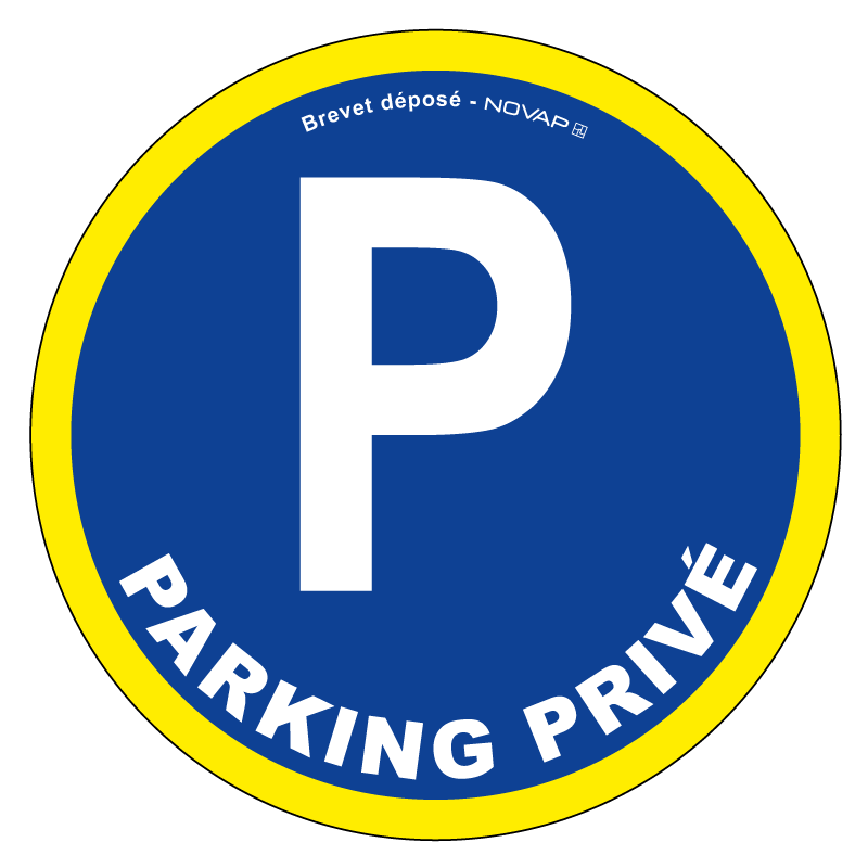 Panneau Parking privé - haute visibilité - Ø 300mm - 4090054 0