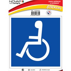 Panneau Handicapés - Vinyle adhésif 200x200mm - 4036304 0