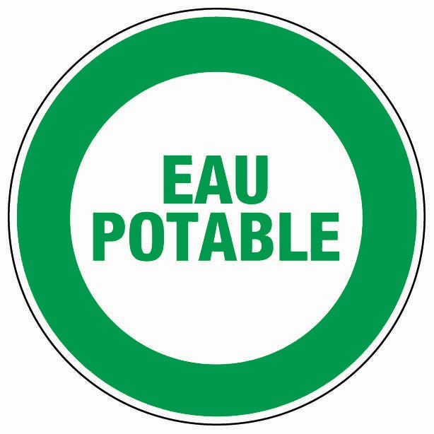 Panneau Eau potable - Rigide Ø80mm - 4020082 0
