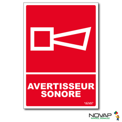 Panneau Avertisseur sonore - Rigide A5 - 4600512 0