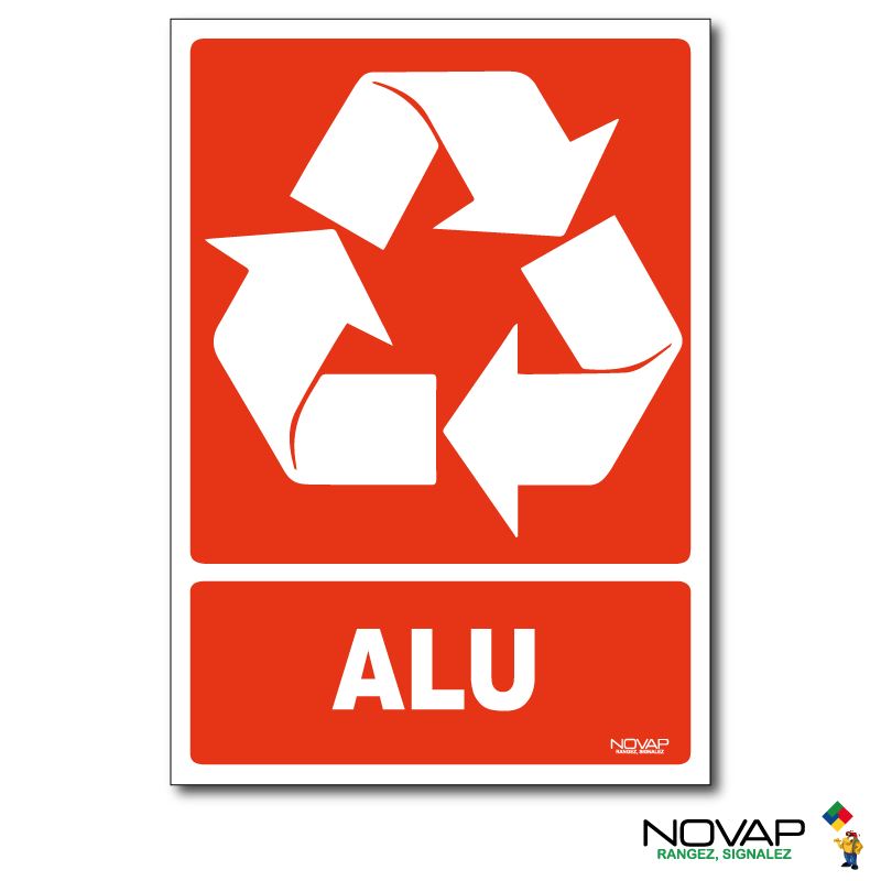 Panneau Recyclage déchets Alu - Rigide A5 - 4600437 0