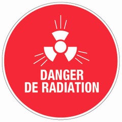 Panneau Danger de radiation - Rigide Ø300mm - 4061153 0