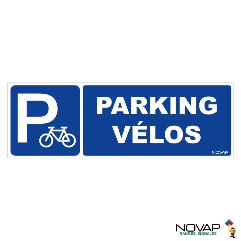 Panneau Parking vélos - Rigide 450x150mm - 4060170 0