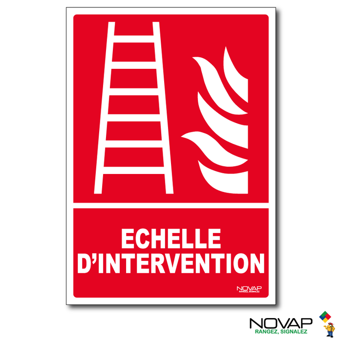 Panneau Echelle d'intervention - Rigide A5 - 4600529 0