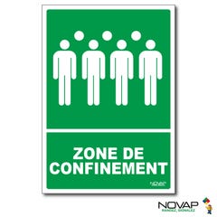 Panneau Zone de confinement - Rigide A5 - 4600826 0