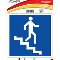 Panneau Escalier descente - Vinyle adhésif 200x200mm - 4230573 0