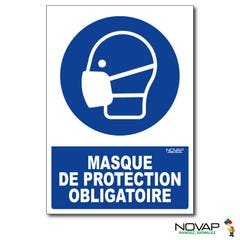 Panneau Masque de protection obligatoire - Rigide A5 - 4600659 0