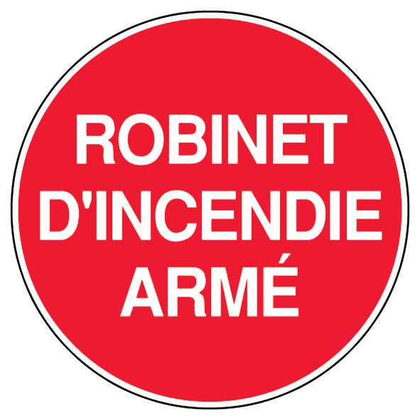 Panneau Robinet incendie armé - Rigide Ø80mm - 4020372 0