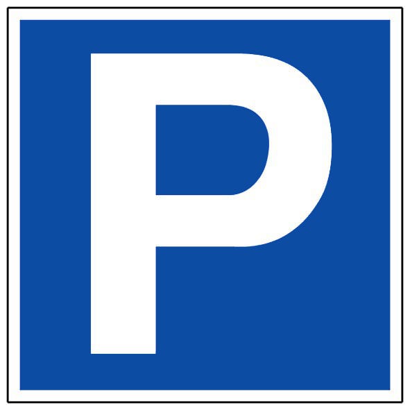 Panneau P (parking) - Rigide 200x200mm - 4220161 0
