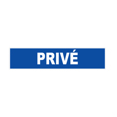 Panneau Privé - Rigide 330x75mm - 4120676 0