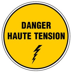 Panneau Danger haute tension - Rigide Ø300mm - 4060644 0