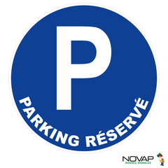 Panneau Parking Réservé - Rigide Ø180mm - 4042329 0