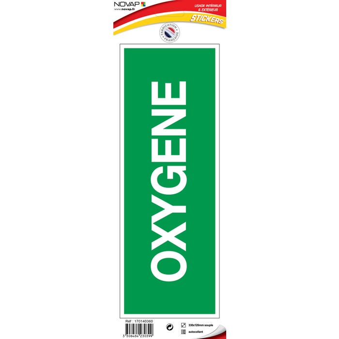 Panneau Oxygène - Vinyle adhésif 330x120mm - 4230399 0
