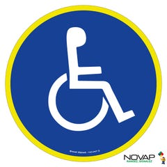Panneau Parking Handicapés - haute visibilité - Ø 300mm - 4091587 0