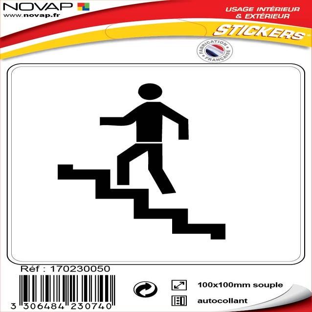 Stickers adhésif - Escalier montée - 4230740 0