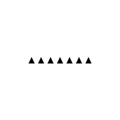 Lot 2 bandes 100mm x 1m - Triangles Noir - 4640372 0