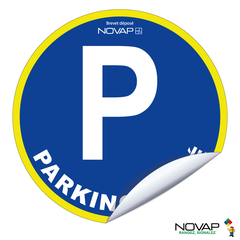 Adhésif Parking Privé - haute visibilité - Ø 180mm - 4100265 0