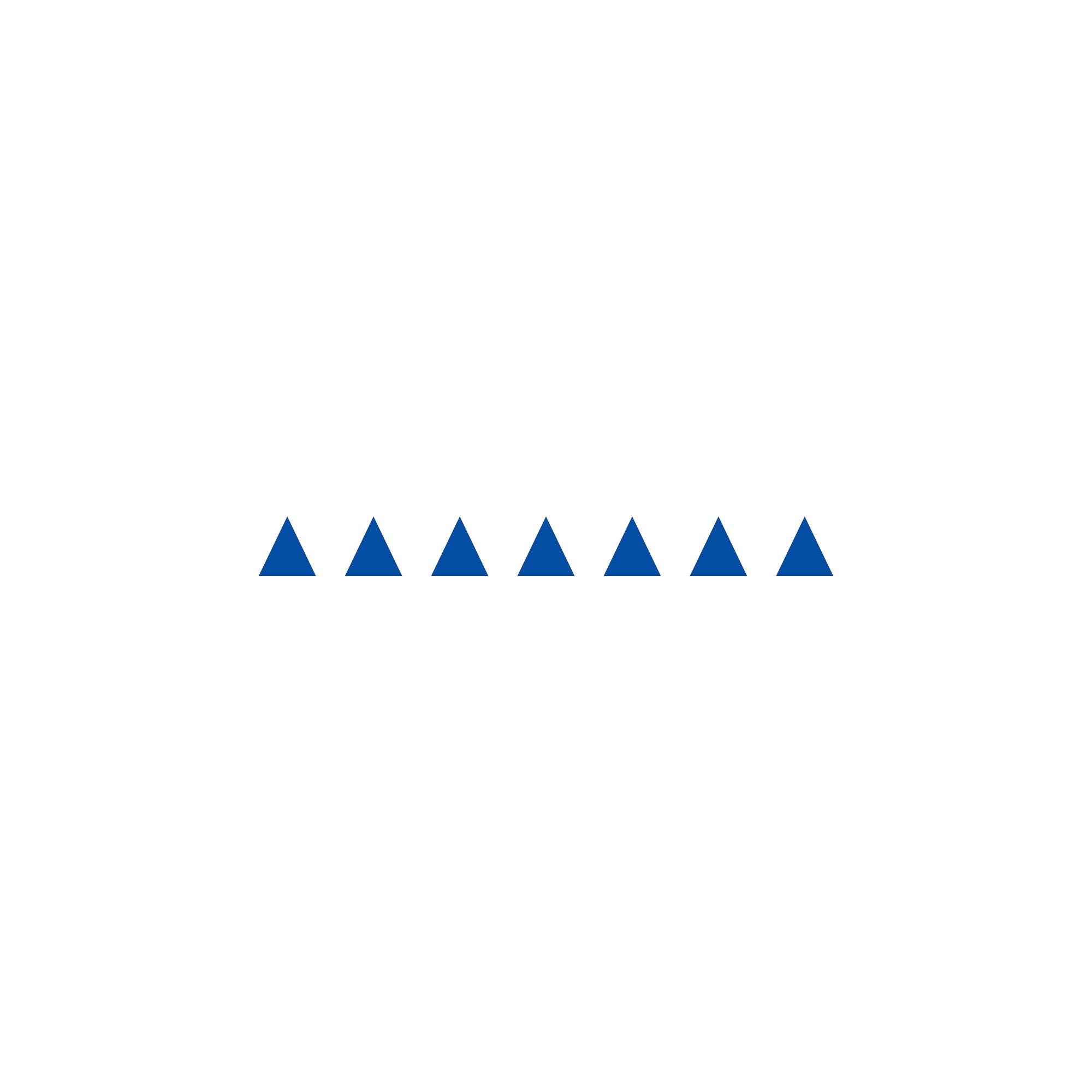 Lot 2 bandes 100mm x 1m - Triangles Bleu - 4640365 0