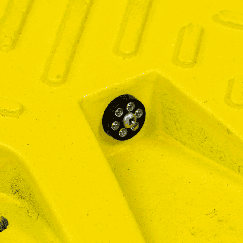 Ralentisseur module droit jaune - H 50mm - 9909986 4