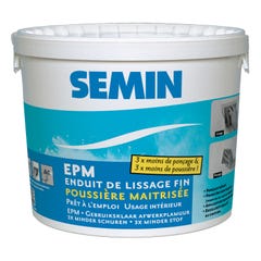Semin - Enduit de Lissage pour Finition des Murs - Intérieur - Seau de 10 kg 0