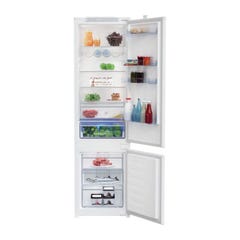 Réfrigérateur combiné BEKO - BCHA306E4SN - portes - intégrable - 289 L (220L+69L) - 193x55x54 cm 0