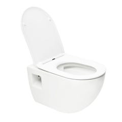 Grohe Pack WC Bâti-support Rapid SL + WC sans bride SAT + Abattant SoftClose + Plaque Chrome (RapidSL-Project-1) 1