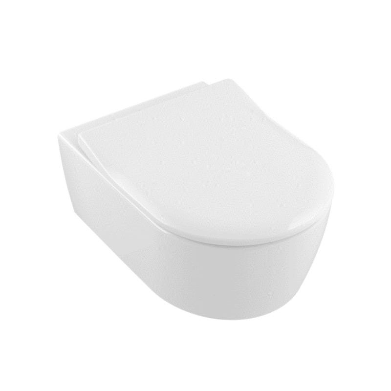 Villeroy & Boch Pack WC Bâti-support Cuvette Arceau Slim + Abattant softclose + Plaque blanche (ViConnectArceauSlim2) 2