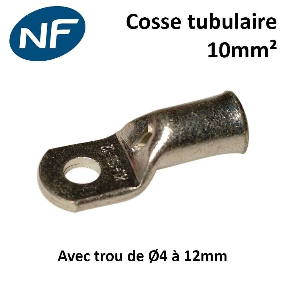 Cosse tubulaire cuivre Ø 6,5 x 24 mm Klauke - Vendu par 100 1