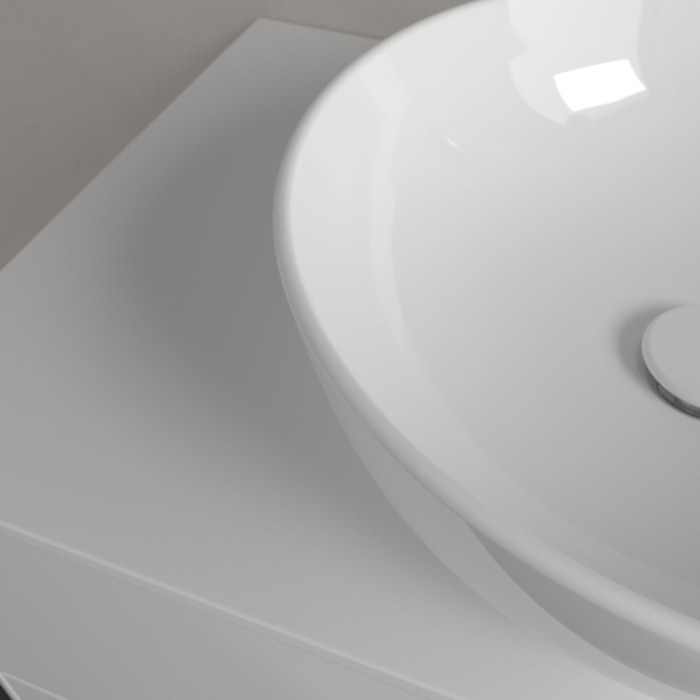 Villeroy &, Boch Artis lavabo à poser 430mm, sans trop-plein, Coloris: Céramique blanche plus 5