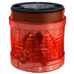 elément lumineux - harmony xvu - 60 mm - del - fixe - 24v dc - rouge - schneider electric xvuc24 0