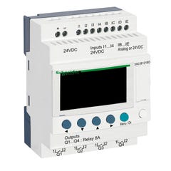 SR2B121BD Schneider - Automate Zelio Logic - relais intelligent 12 E/S 24Vcc - horloge + afficheur 0