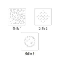 KINEDO Receveur extra-plat découpable Kinemoon 120 x 90 gris anthracite grille 1 2