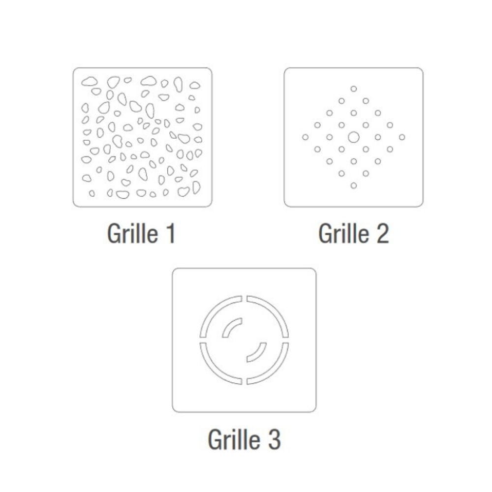 KINEDO Receveur extra-plat découpable Kinemoon 160 x 90 blanc grille 1 3