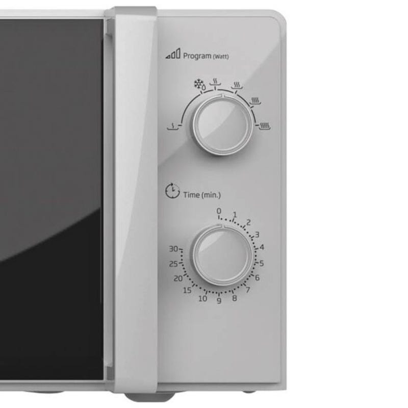 Beko Four micro-ondes à poser de 20 litres, 6 niveaux de puissance, minuterie. Couleur gris argent (MOC20100SFB ) 2