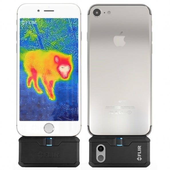 Caméra thermique pour téléphone portable FLIR ONE PRO iOS -20 à +400 °C 160 x 120 Pixel 8.7 Hz 4