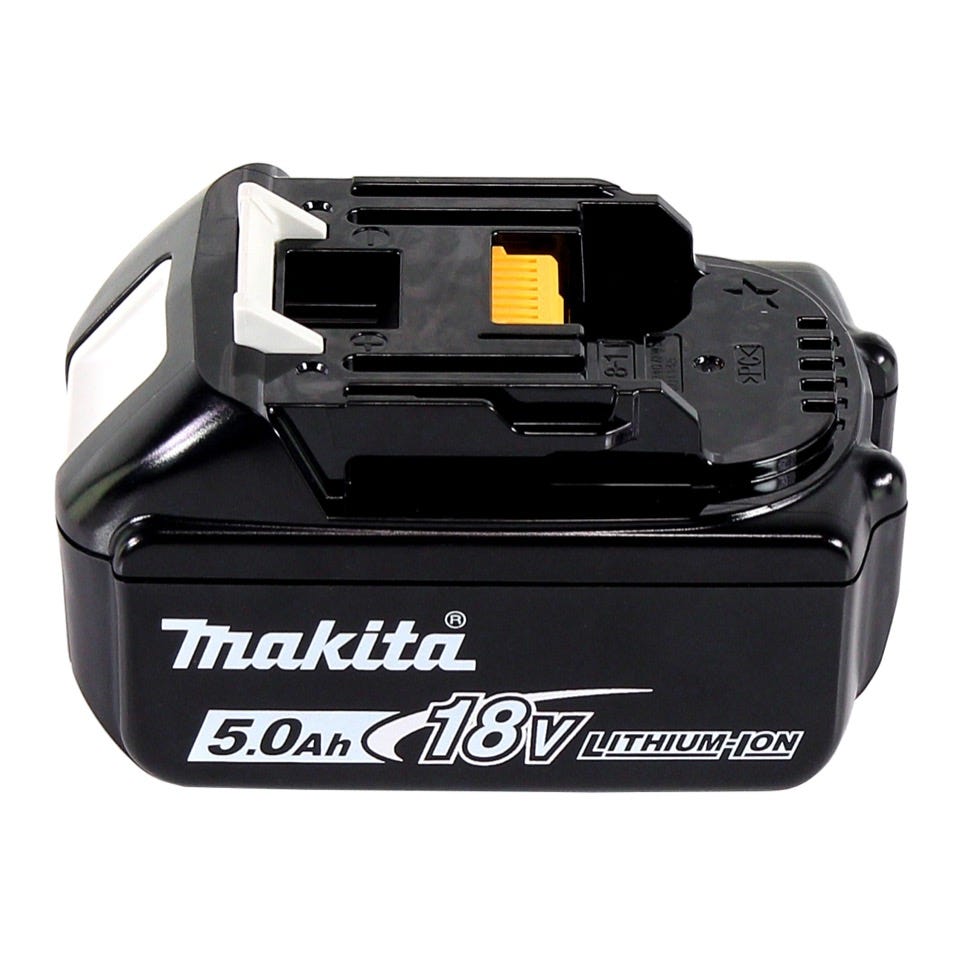 Makita DSS 611 T1J Scie circulaire sans fil 18 V 165 mm + 1x Batterie 5,0 Ah + Coffret Makpac - sans chargeur 0