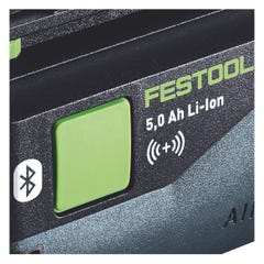 Batterie Festool 3x BP 18 Li 5,0 ASI batterie 18 V 5,0 Ah / 5000 mAh Li-Ion ( 3x 577660 ) Bluetooth avec indicateur de niveau 3