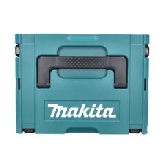 Makita DPJ 180 RMJ Fraiseuse rainureuse sans fil 18 V 100 mm + 2x batterie rechargeable 4,0 Ah + chargeur + Makpac 2