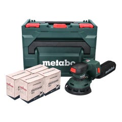 Metabo SXA 18 LTX 125 BL Ponceuse excentrique sans fil 125mm 18V Brushless + 2x Sets de ponçage Toolbrothers TURTLE + Coffret 0