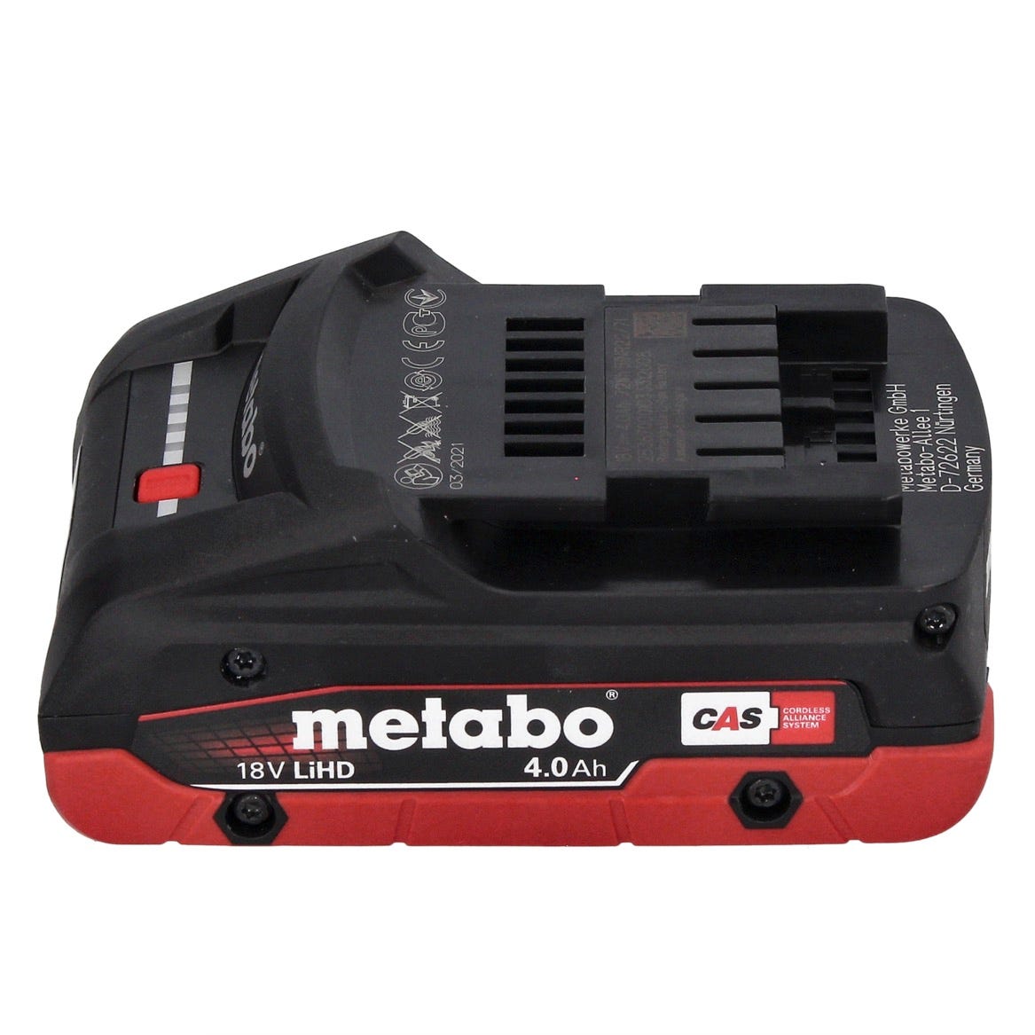 Metabo WPBA 18 LTX BL 15-125 Quick DS Meuleuse d'angle sans fil 18 V 125 mm Brushless + 1x batterie 4,0 Ah + metaBOX - sans 3