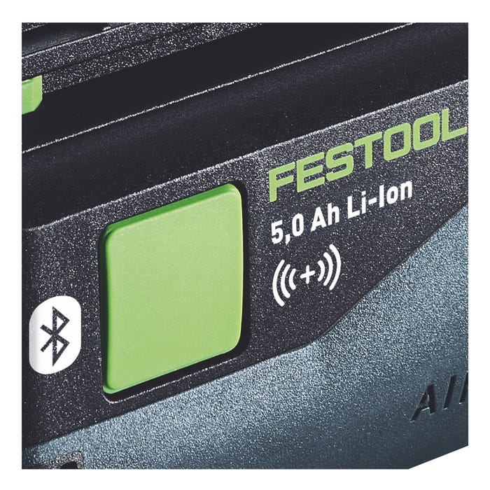 Batterie Festool 2x BP 18 Li 5,0 ASI batterie 18 V 5,0 Ah / 5000 mAh Li-Ion ( 2x 577660 ) Bluetooth avec indicateur de niveau 3