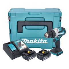 Makita DHP 489 RMJ Perceuse-visseuse à percussion sans fil 18 V 73 Nm Brushless + 2x batterie 4,0 Ah + chargeur + Makpac 0