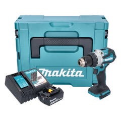 Makita DHP 489 RG1J Perceuse-visseuse à percussion sans fil 18 V 73 Nm Brushless + 1x batterie 6,0 Ah + chargeur + Makpac 0