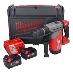 Milwaukee M18 ONEFHPX-502X Perfo-burineur sans fil 5,0 J 18V Brushless + 2x Battéries 5,0 Ah + Chargeur rapide + Coffret HD Box 0