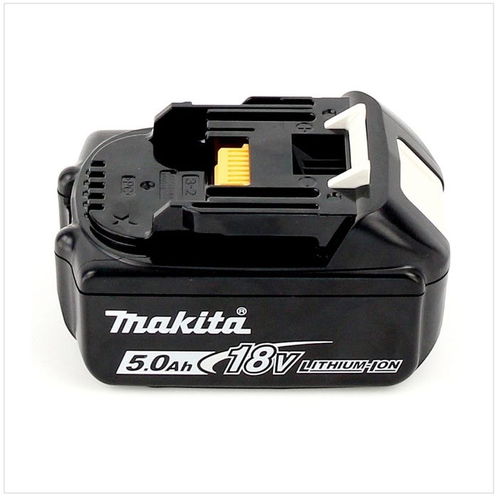 Makita BL 1850 B Batterie Li-Ion avec témoin de charge LED 18V - 5 Ah - Successeur du modèle 196672-8 (197280-8 / 632f15-1) 1