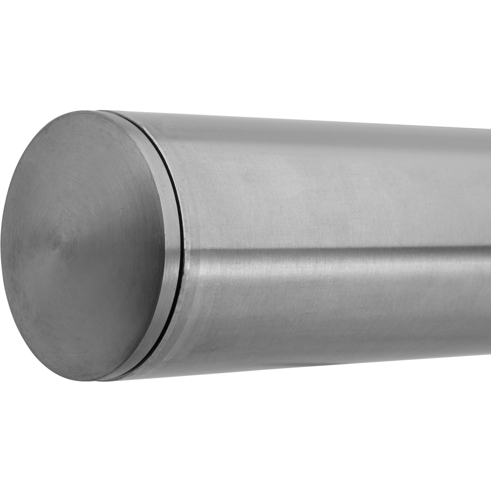 Rampe d'escalier HandyStairs en acier inoxydable - diamètre 42,4 mm - supports compris - 300 cm 1