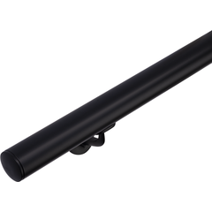 HandyStairs rampe d'escalier en INOX - diamètre 42,4 mm - RAL9005 - supports inclus - 390cm 0
