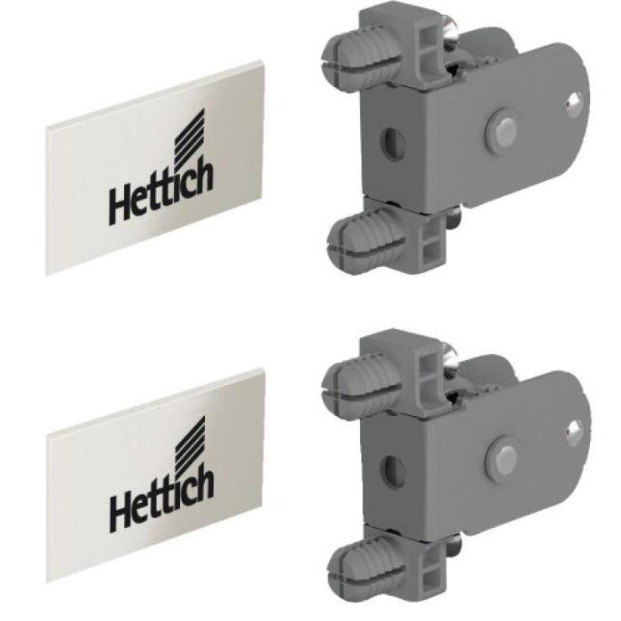 Kit tiroir ArciTech longueur 300 mm hauteur 94 mm coloris anthracite livré avec profils attachesfaçade et caches 1