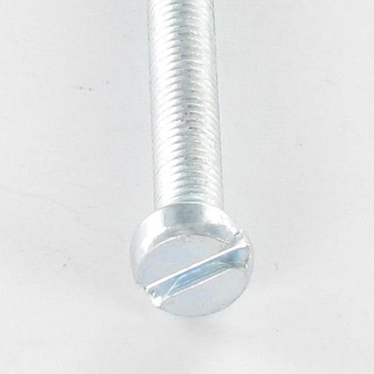 Vis métaux Tête cylindrique TC Fendue M8X30 Acier zingué - 200 pièces 1